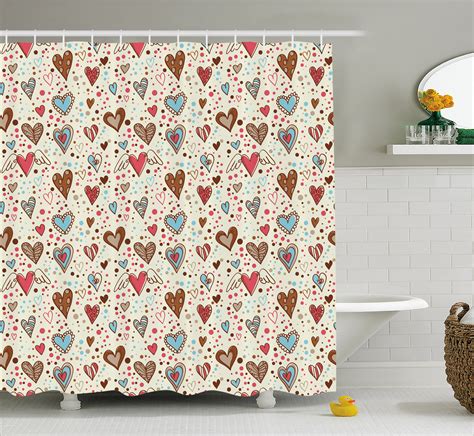 20 (10 off) FREE shipping. . Valentines day shower curtain